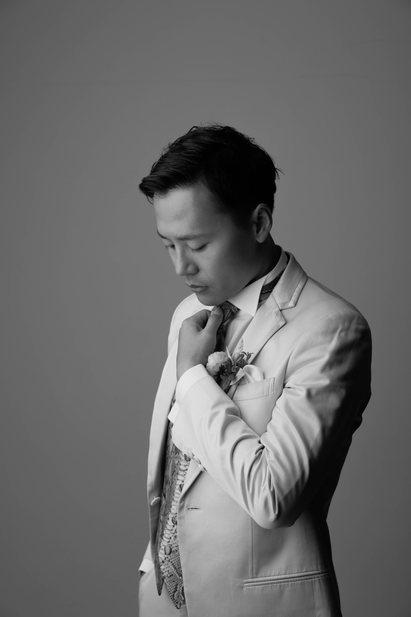 ご新郎様のソロカット