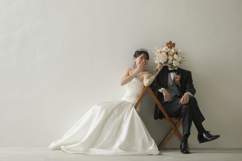 お茶目な新婦様