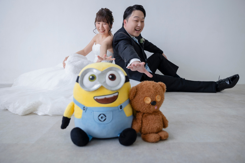 お持ち込みのぬいぐるみと！