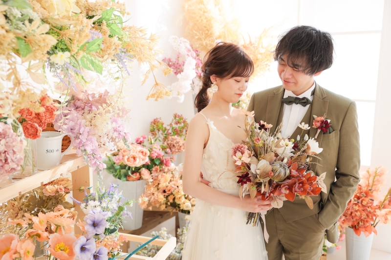 お花屋さん背景も！