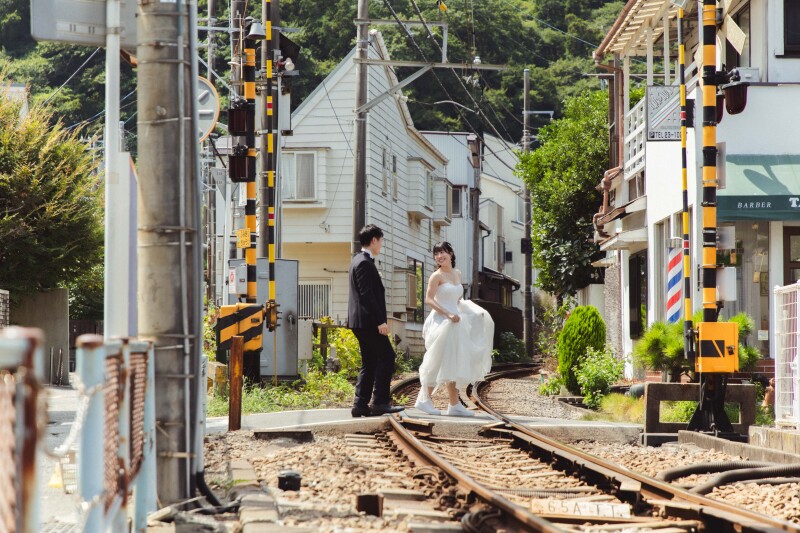 海に向けてお散歩しながら