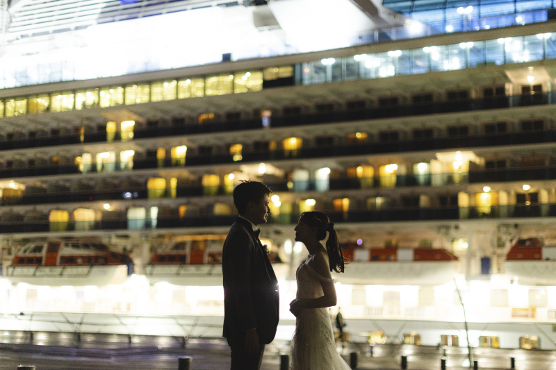 大桟橋撮影スタート!!