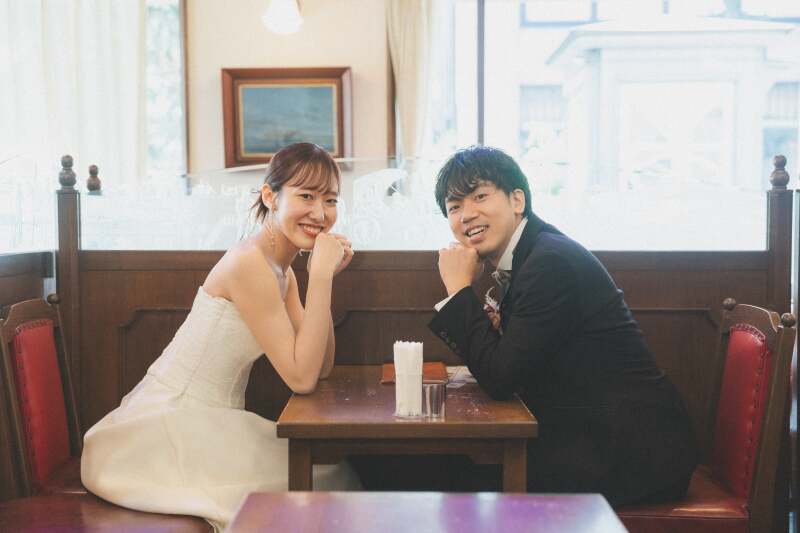 馬車道十番館独特のクラシカルな内装が.