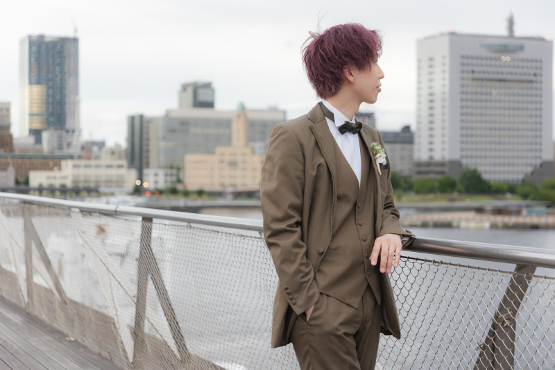 新郎様のソロカット