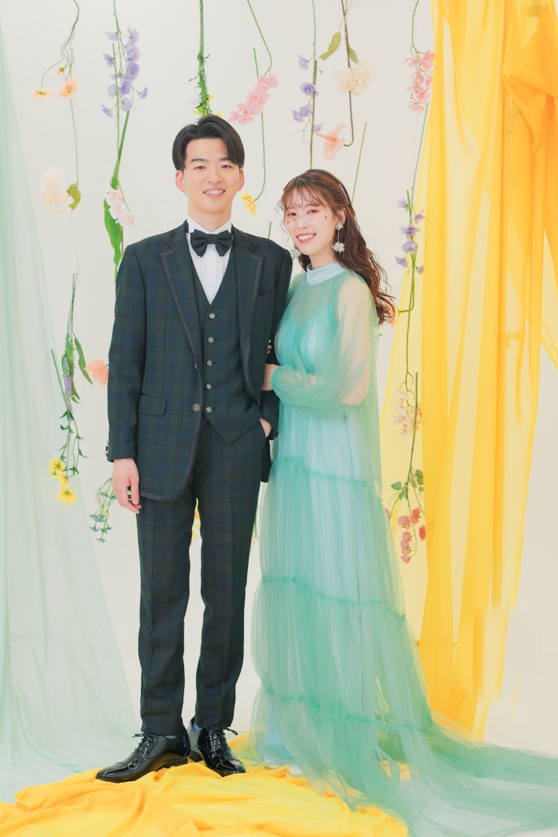 ドレス&タキシードをチェンジして♬