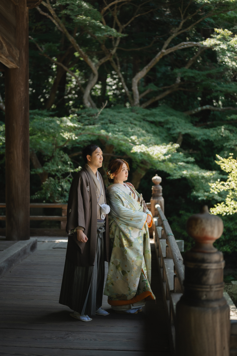 緑と建物を生かして