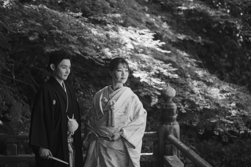 和装のモノクロいいですよね