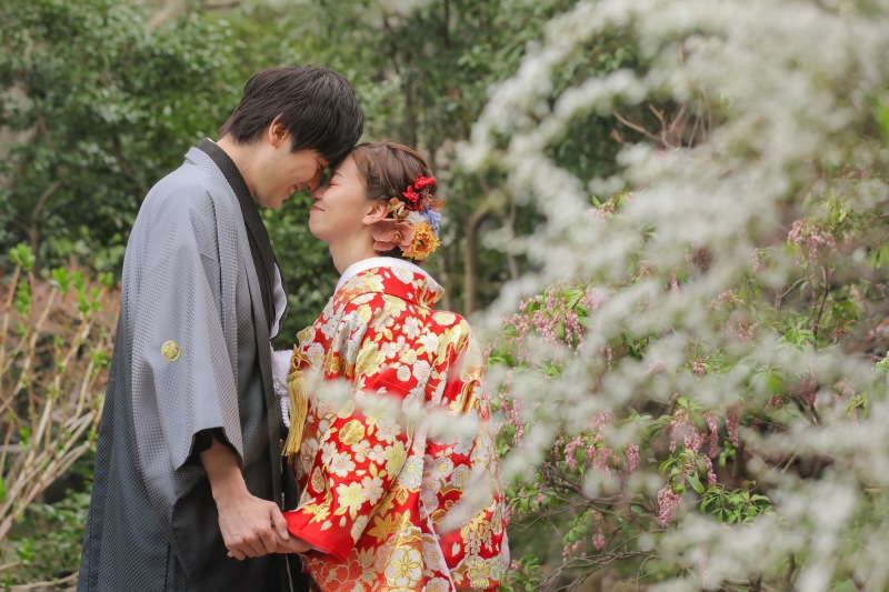 お顔を近づけて