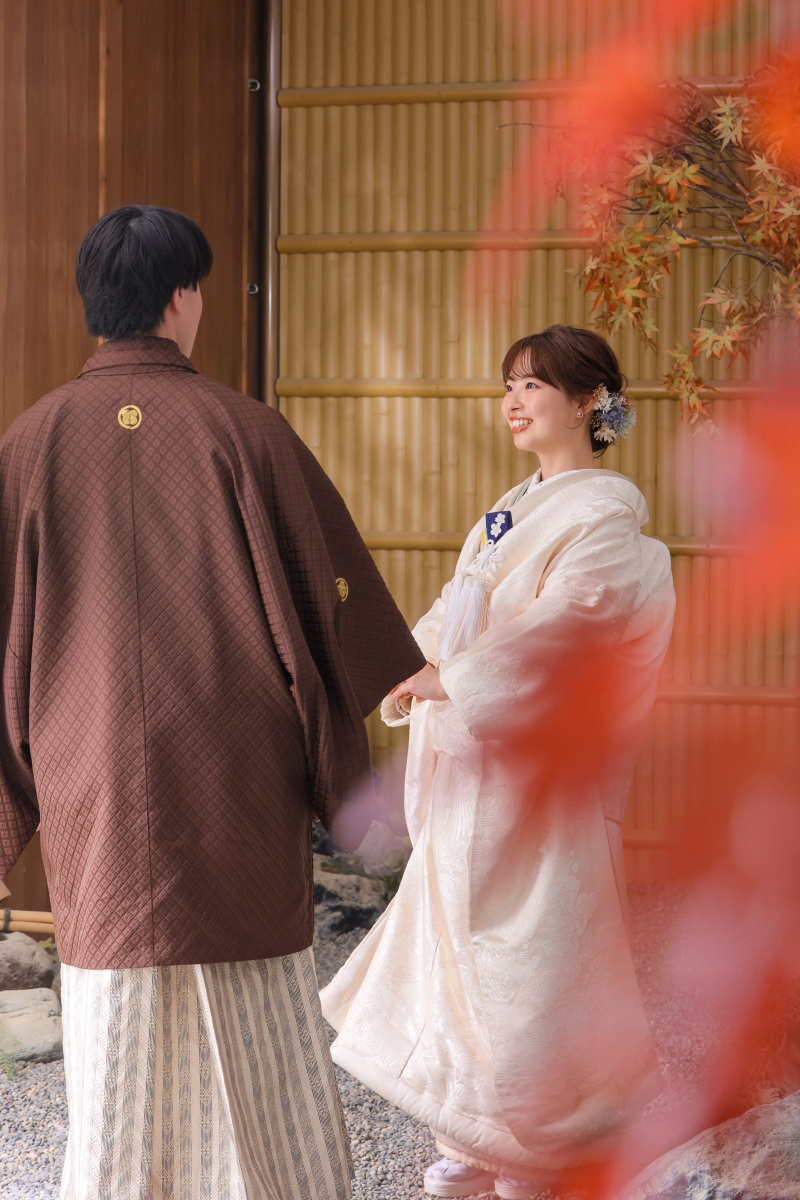 ご新郎様駆け寄るシーン