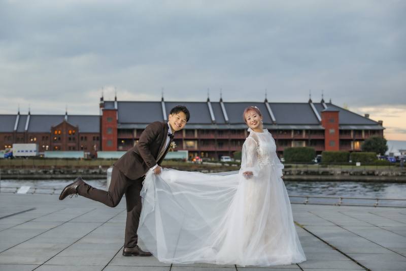 お茶目な新郎様