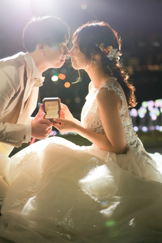 幻想的なみなとみらい　photo by 谷澤明美