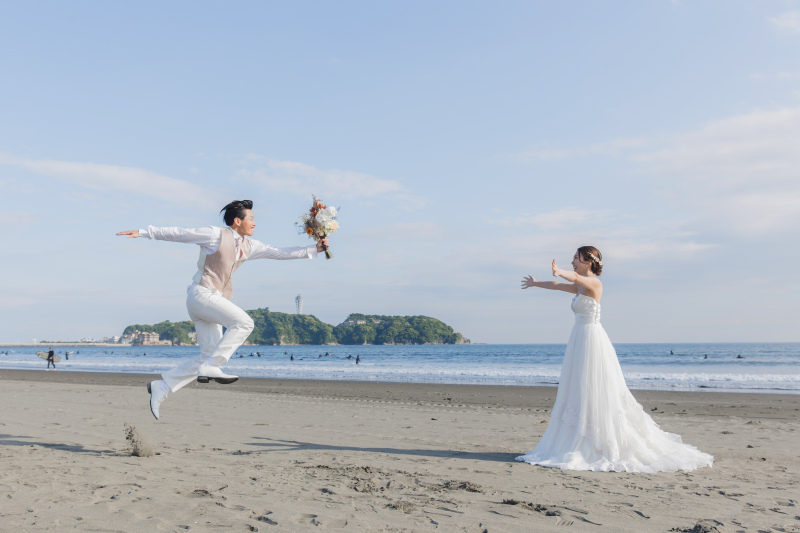 花束をご新婦様に！