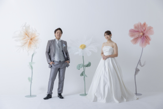 シンプルな背景を小物でアレンジ♪