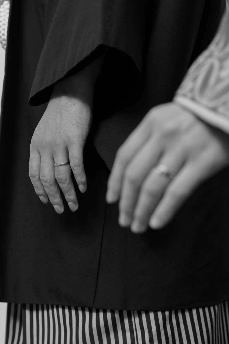 温かみのある手元