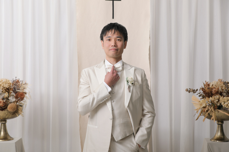 新郎様ソロショット