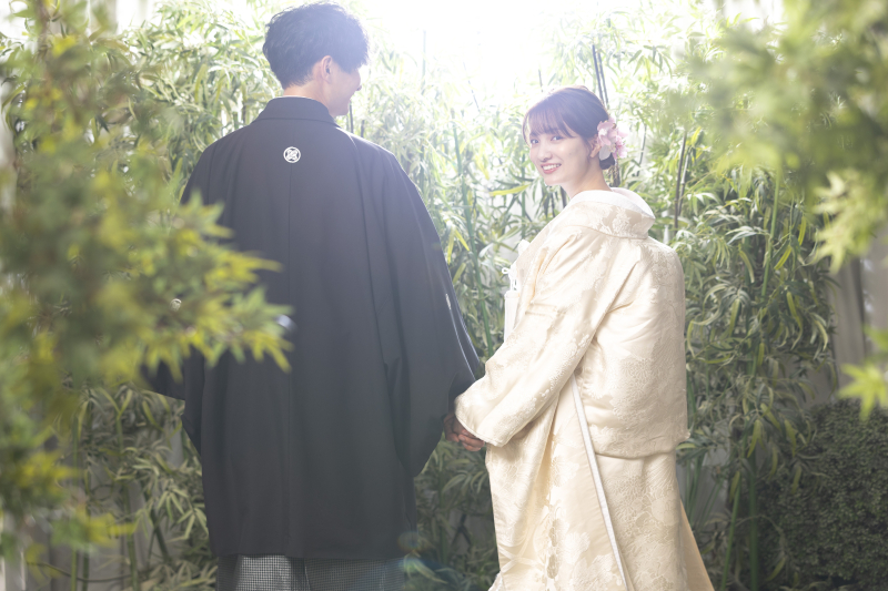 夏っぽい緑の背景でも