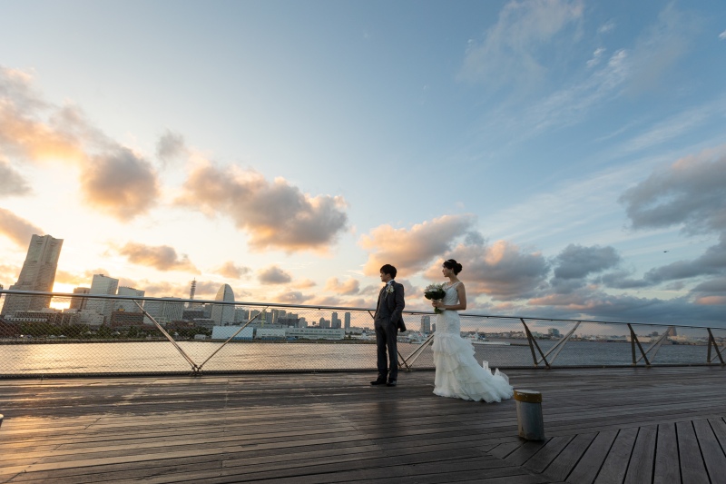 大桟橋の夕景・夜景の景色で撮影してみませんか？