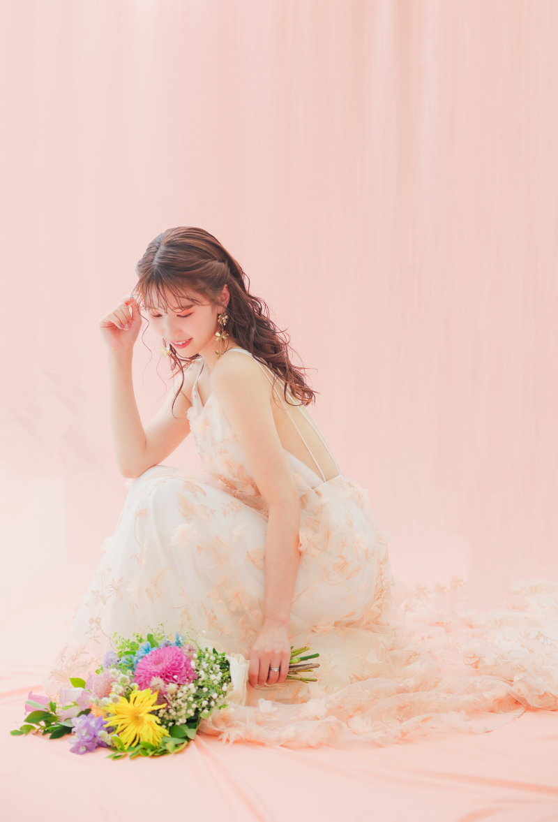 ベビーピンクに包まれて