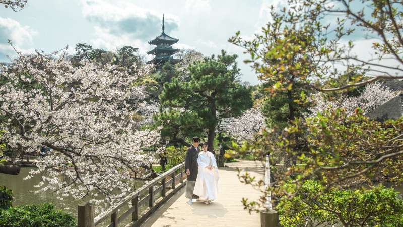 三渓園のランドマーク