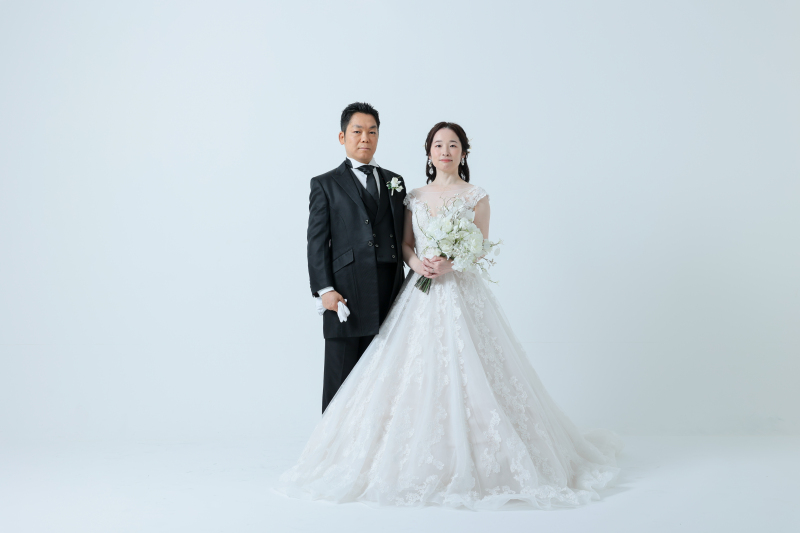 まずはフォーマルなポーズで