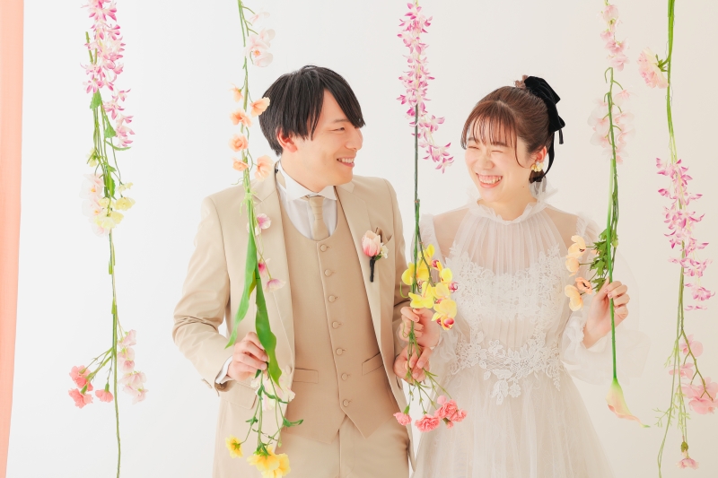 2人の好みの撮影が叶うスタジオ♪　photo by 谷澤明美