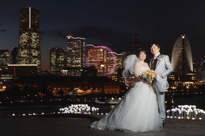 夜景のみなとみらい