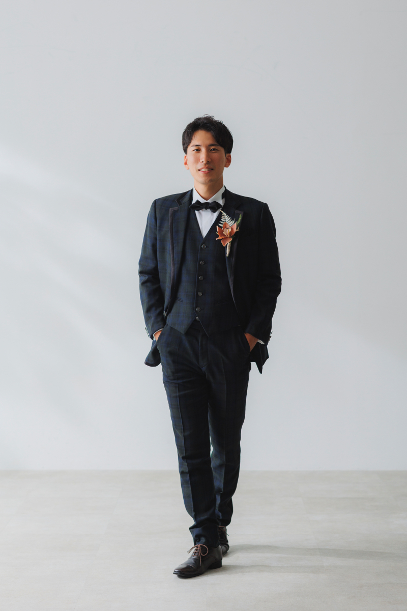 新郎様のソロショット