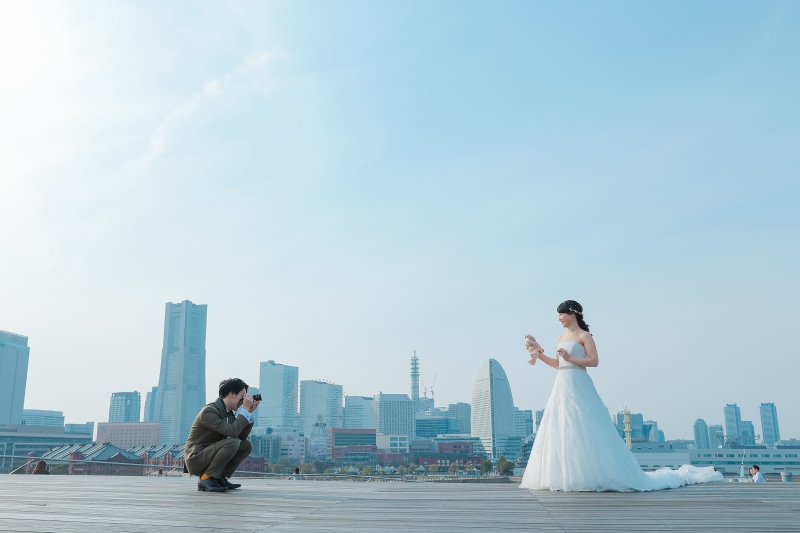 旦那さんのカメラとお嫁さんのクマinみなとみらい