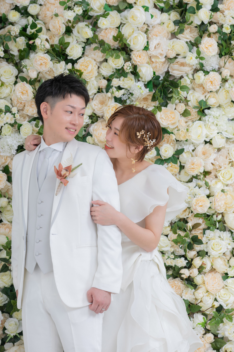 洋装にお着替えをして