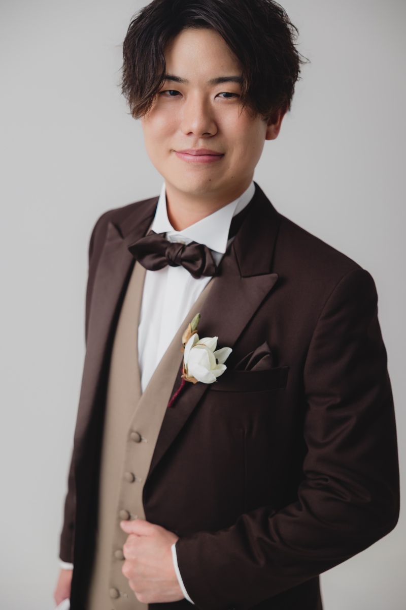 新郎さんも残します