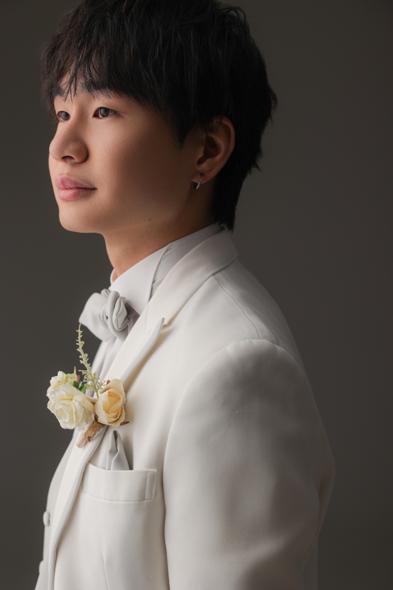 ご新郎様のソロカットも