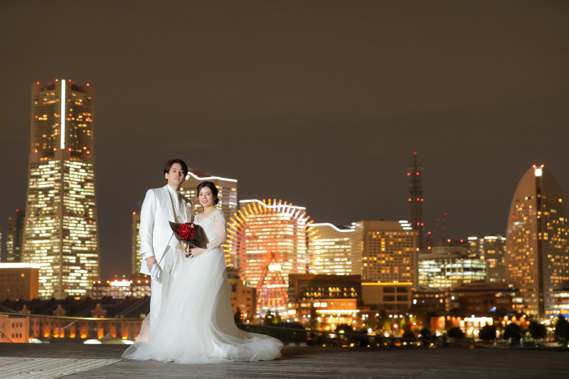 夜のみなとみらい