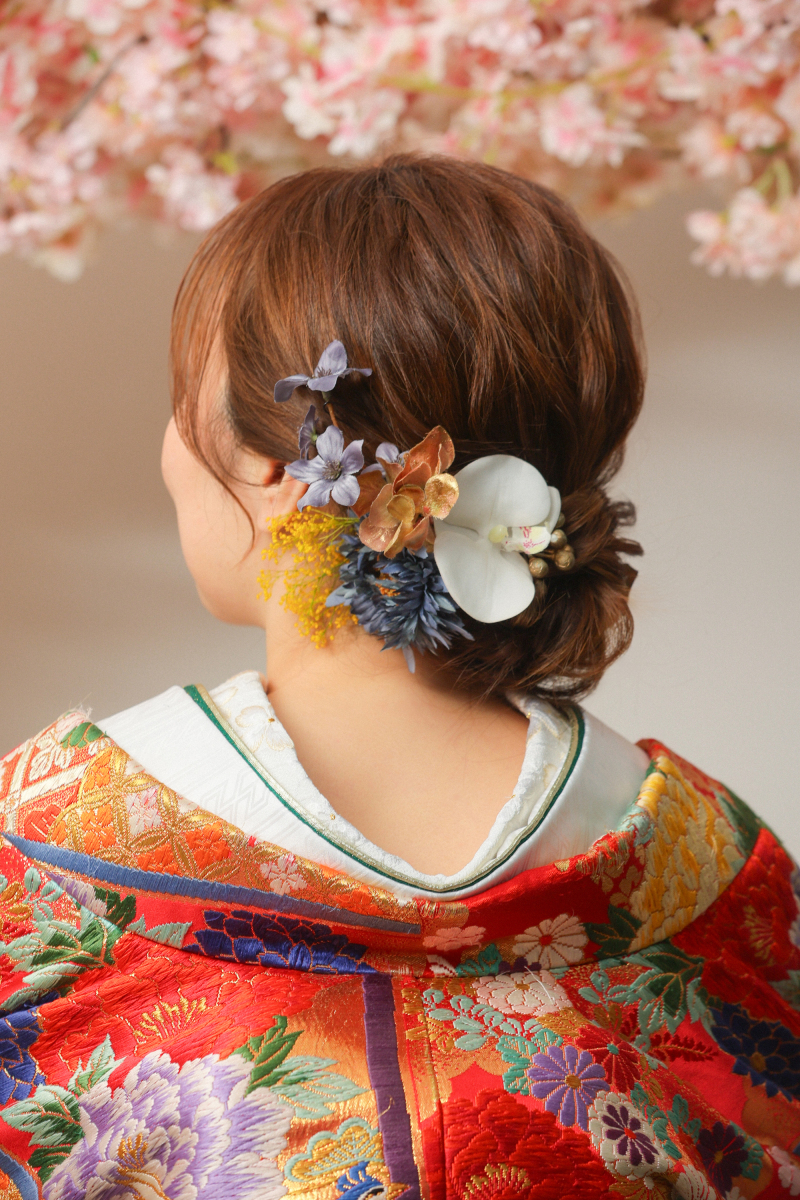 髪型のショット