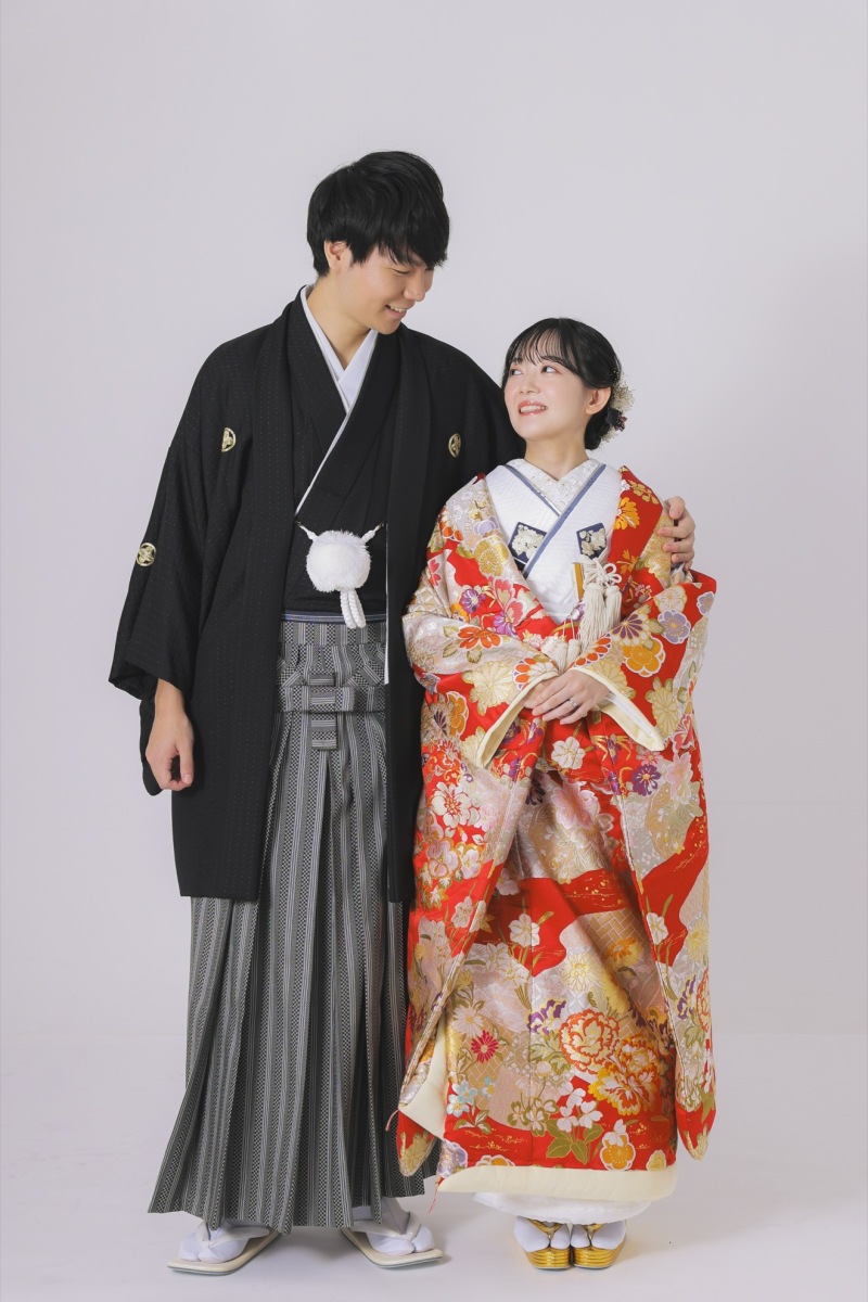 まずは和装から！