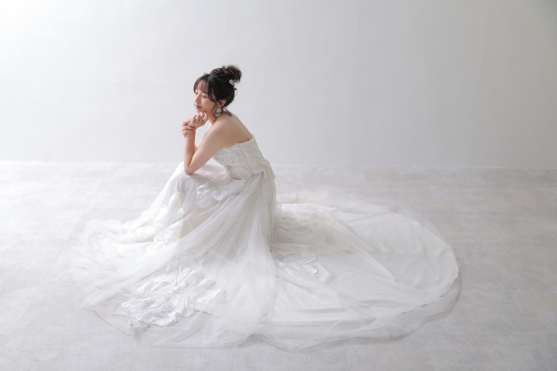 スカートの広がりも美しい