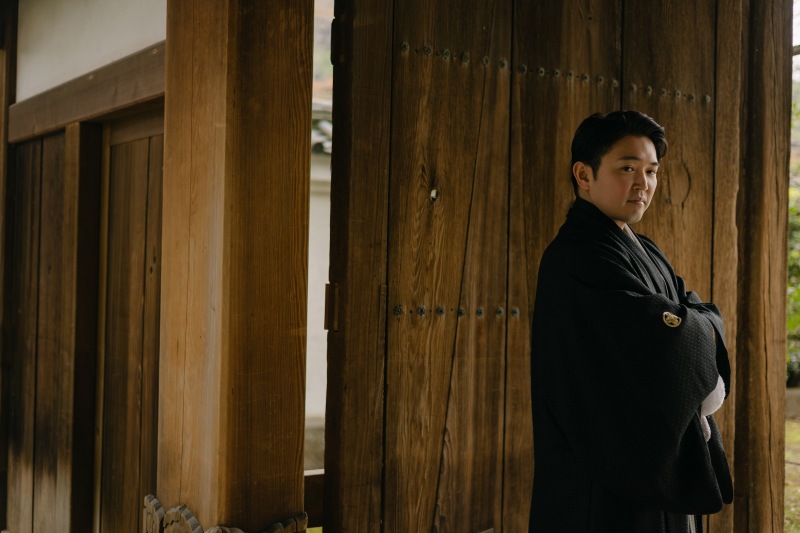 新郎様のソロカットも