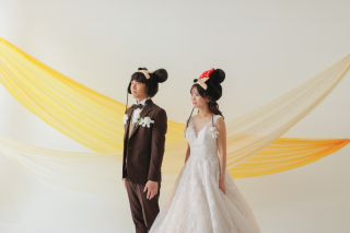 シンプル可愛くスタジオ撮影！