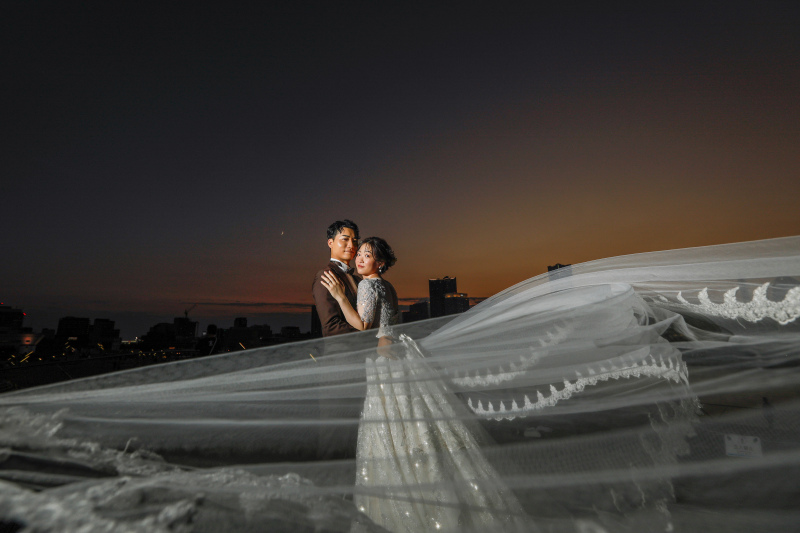 夕景〜夜景「大桟橋」