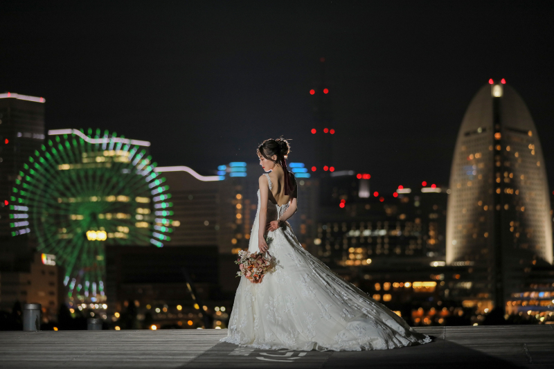 新婦様の後ろ姿