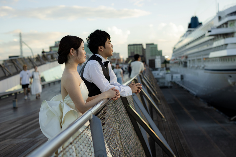 カメラ目線以外のショットも