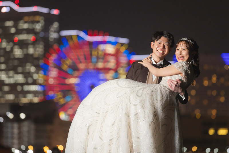 締めはお姫様抱っこで