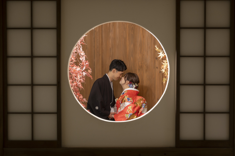 みなとみらい店の屋内庭園スタジオで