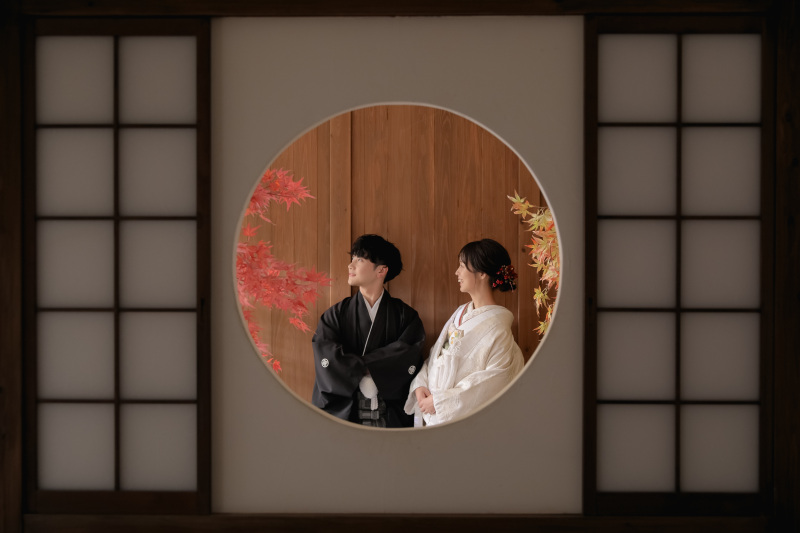 お二人らしいスタジオ撮影!