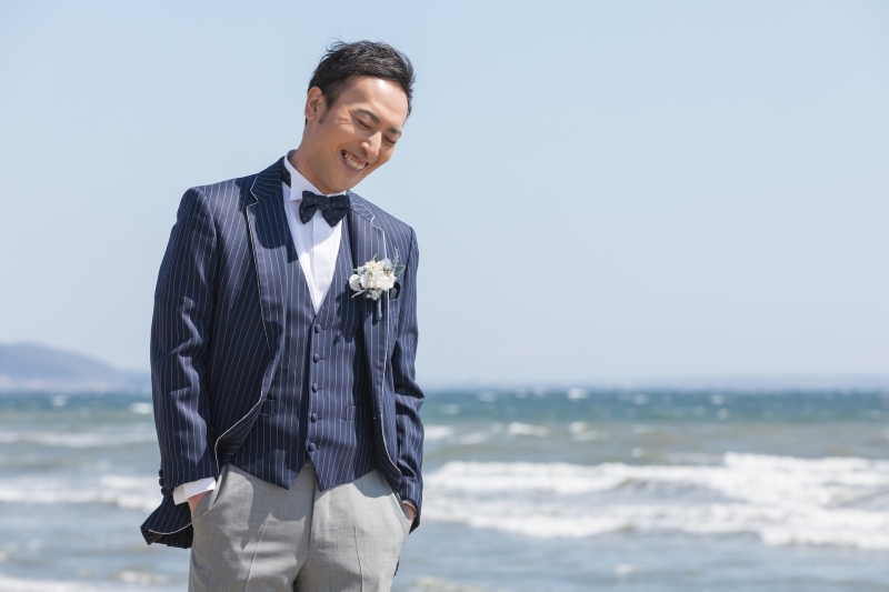 ご新郎様のソロカット