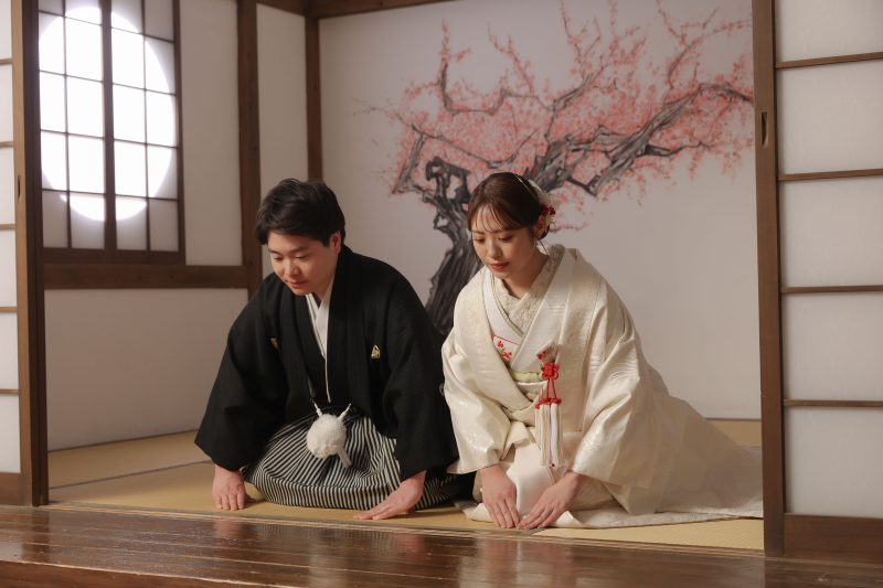 お辞儀のポーズ