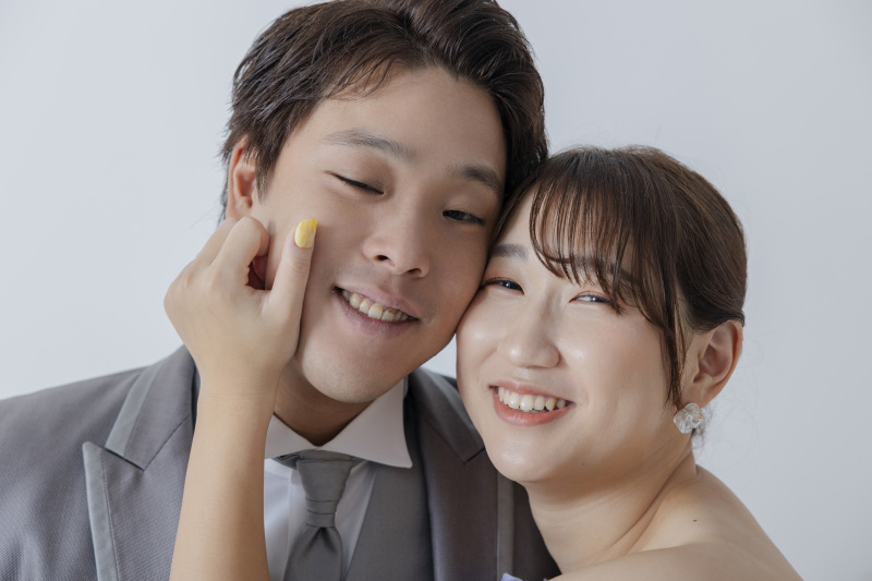 お顔のアップも