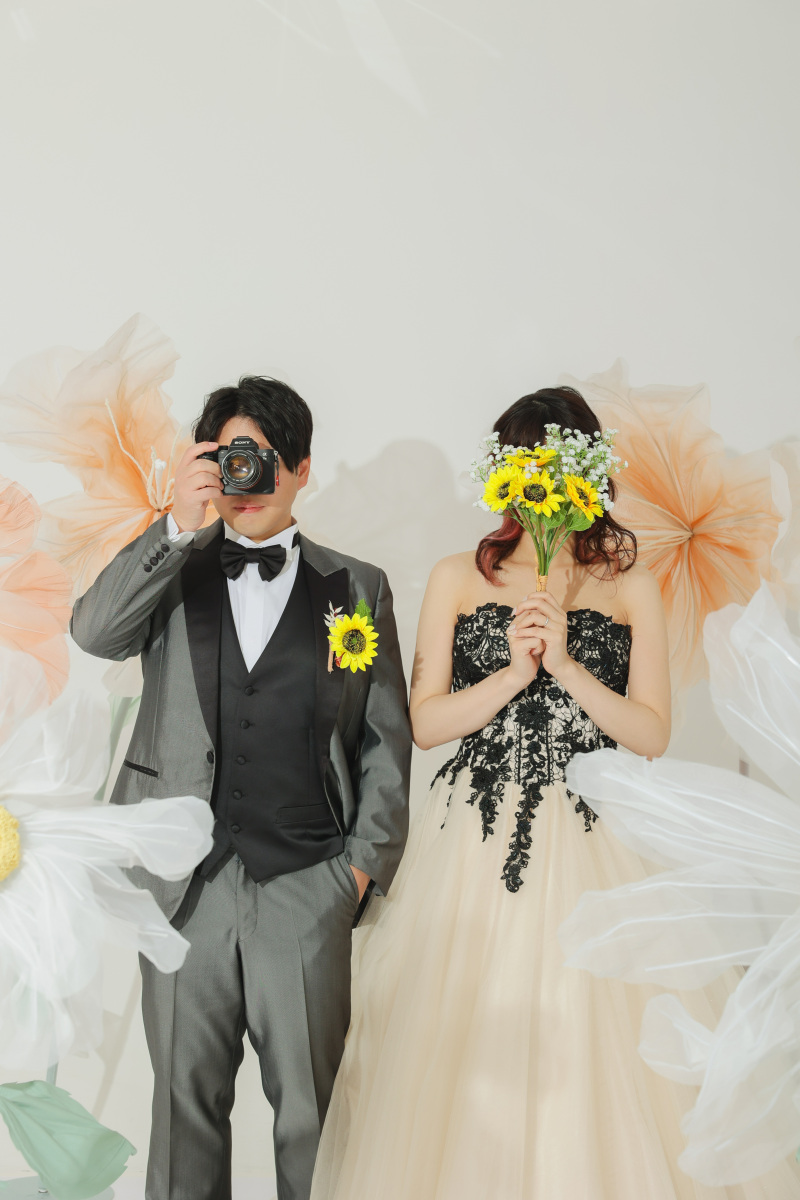 お顔隠しショット