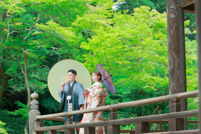 境内から望む景色