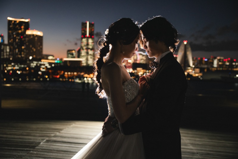 寄りと引きの写真で動きをつけて