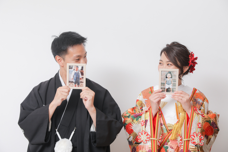 小さい頃のお写真と一緒に